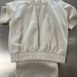 Yogalicious Ivory Scuba Top & Pants